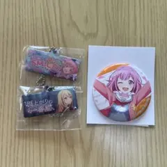 プロセカ キャラバッジ 缶バッジ 鳳えむ カプセルメタルバナーキーチェーン