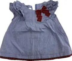 familiar デニム風トップス 90