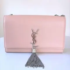 Saint Laurent YSL SLP チェーンショルダーバッグ ピンク - メルカリ