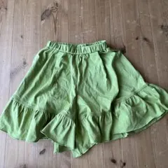 フリル付きグリーン.ネイビーショートパンツ 2枚 150