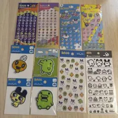 たまごっち パイルワッペン プチプチステッカー 4サイズステッカー 色々セット