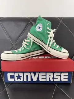 【新品未使用品】CONVERSE グリーン ハイカットスニーカー