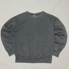 ノームコア　アメリカ古着　スウェット　トレーナー　チャコールグレー　グレー　無地