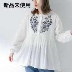 アーバンリサーチサニーレーベル エアリーコットンエンブロイダリーブラウスのサムネイル