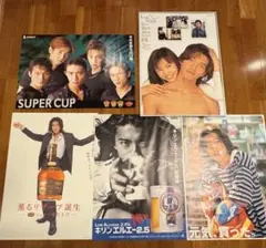 キムタク ロングバケーション 入手困難非売品ポスター 木村拓哉・山口