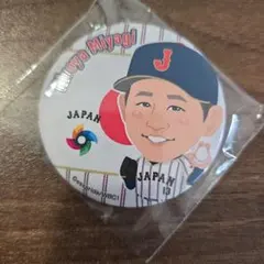 宮城大弥 選手　WBC 記念バッジ 18 2026年　缶バッチ