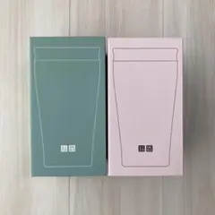 ユニクロ 感謝祭 ステンレスボトル 2個セット (グリーン＆ピンク)