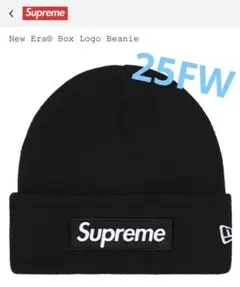 Supreme NewEra BoxLogo Beanie black 25FW
