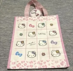 3COINSキティコラボショッピングバッグ★スリーコインズ　スリコ　エコバッグ