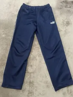 PUMA ネイビー トレーニングパンツ　ジャージ