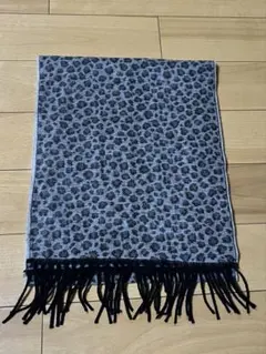 マフラー　レオパード柄