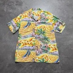 SUN SURF リネン アロハシャツ XL 日本製 東洋エンタープライズ - メルカリ