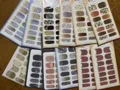 貼るジェルネイル ネイルシール 12袋