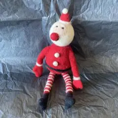 クリスマス オーナメント 羊毛フェルト サンタ