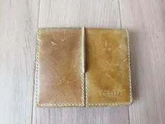 K*様 SCOOTER　二つ折り財布　革　茶色