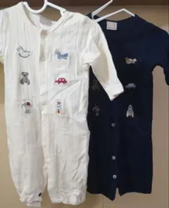 プティマイン　ツーウェイオール　ロンパース　長袖　男の子