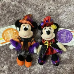 ディズニー ハロウィン ミニー ぬいぐるみバッジ