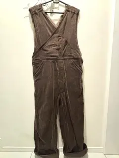 WRYHT ブラウン サロペット クロスオーバー