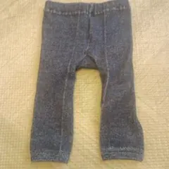 新品☆ダークブルー厚地レギンス サイズ85