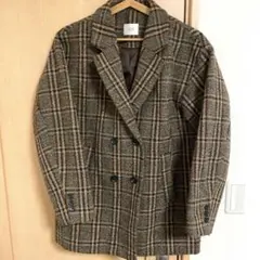 【最終値下げ】LOWRYSFARM チェック ジャケット チェスターコート