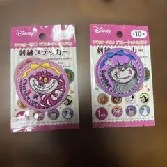 Disney ルシファー チェシャ猫 刺繍ステッカー