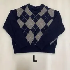 プレミアムラムクルーネックセーター ニット