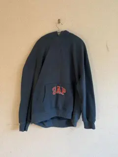 GAP ダークブルー パーカー 1969刺繍