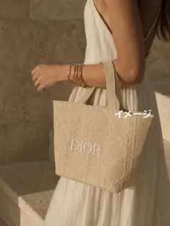 ☆新品☆Dior ディオール ノベルティ ストロートートバッグ - メルカリ
