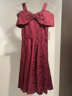 アクシーズファム⭐︎リボンデザインJQドレス　オフショルダー 赤