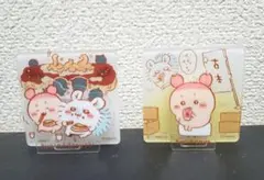 ちいかわ アクリルシーンクリップビスケット クリップのみ モモンガ 古本屋 2種