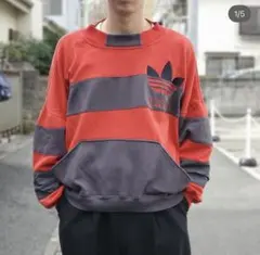 80’s “adidas” Switching Border Sweat
