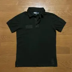 90s Ralph Lauren gimmickポロシャツM代理店タグ ブラック