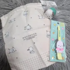 ポチャッコ 巾着 ヘアクリップ もっちりころりん セット