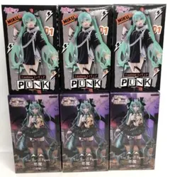 初音ミク　ラスカル　PUNK フィギュア6個セット