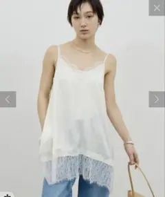 新品未使用☆タグ付きGALLARDAGALANTE バルーンヘムニットキャミ