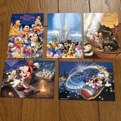 Disney ポストカード 5枚セット