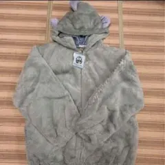 フリース サンリオ ハンギョドン レディース Lサイズ ミントグリーン