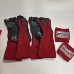 TABIO レッド ソックス・アンクルサポーターセット