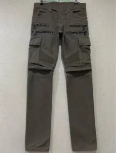 BALMAIN バルマン バイカー 蛇腹 カーゴパンツ ブルーベルジャパンタグのサムネイル