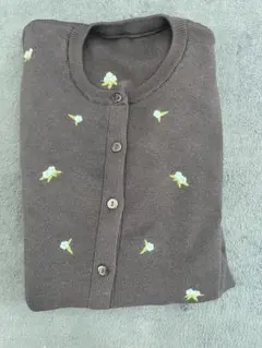 titivate フラワー刺繍 長袖カーディガン