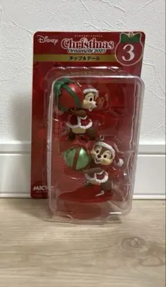 ディズニー　クリスマスオーナメント2025 チップ、デール