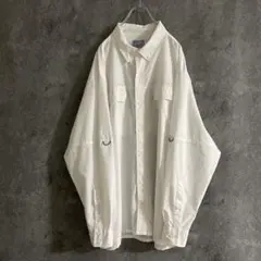 古着　個性派　一点物　オーバーサイズ　ホワイトカラー