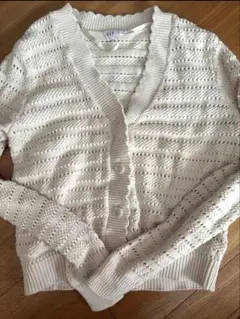 GAP アイボリー カーディガン XS 春夏