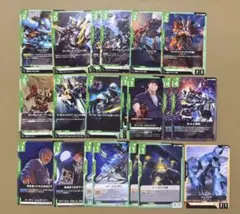 ガンダムカードゲーム　スティールレクイエム　緑　まとめ売り　ハイゴッグ　他