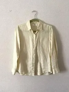 UNIQLO イエロー 長袖シャツ