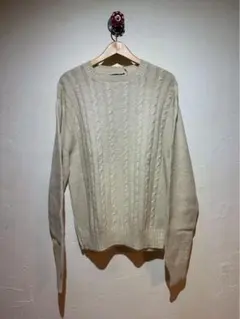 【激レア】80s Jantzen USA製 ケーブルニットセーターのサムネイル