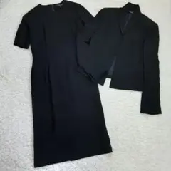 ミッチェルクレイン ブラックフォーマル 礼服 ワンピース 黒 冠婚葬祭 9号 M