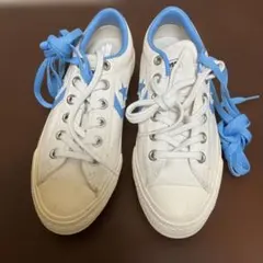 コンバース　オールスターSKATEBOARDING ブルーのかえ紐付き