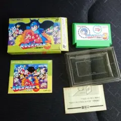 ファミコン　ロックマン3 箱説