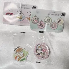 くら寿司 ビッくらポン　モフサンド　ラバーチャーム　缶バッチ mofusand